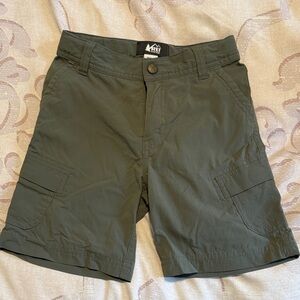 REI Boy’s Olive Cargo Shorts